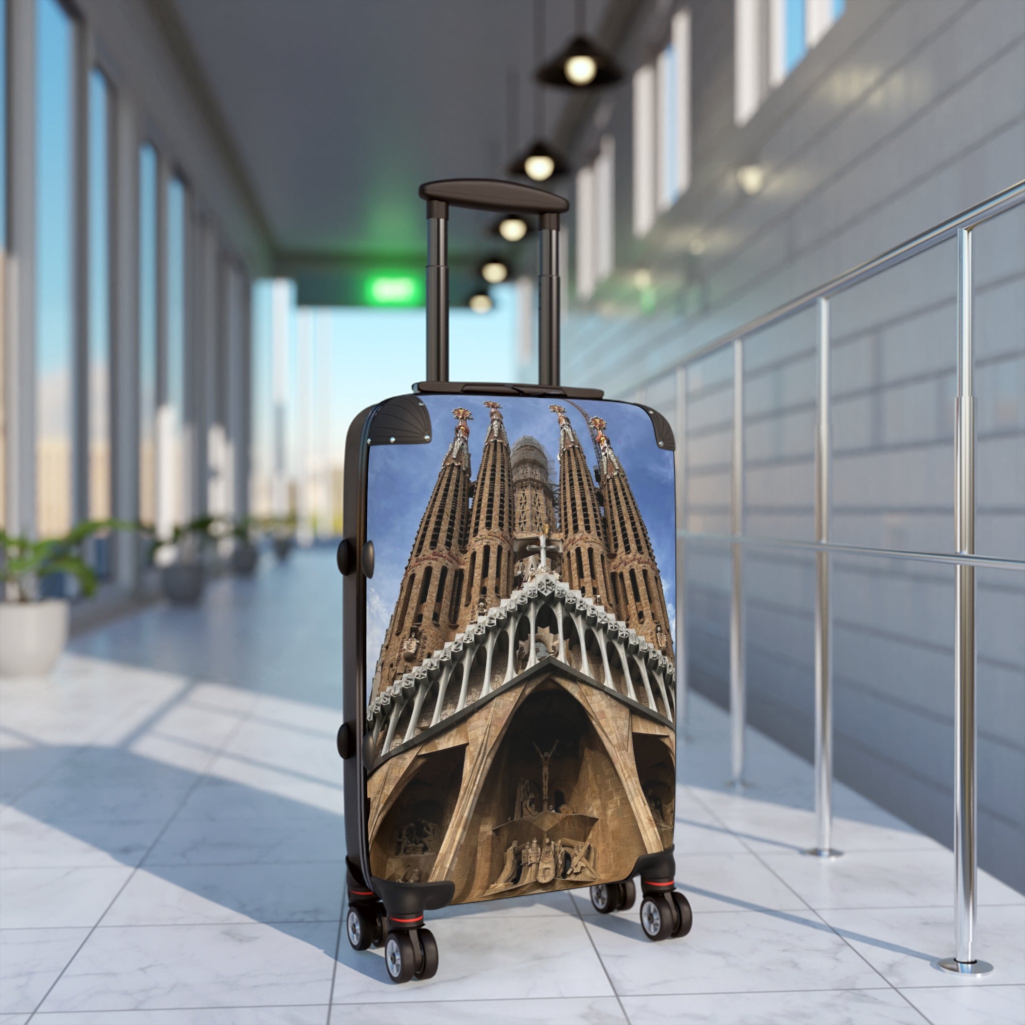 Maleta de viaje Sagrada Familia — Equipaje con diseño del Templo Expiatorio de Antoni Gaudí - Magic Dreams Collection