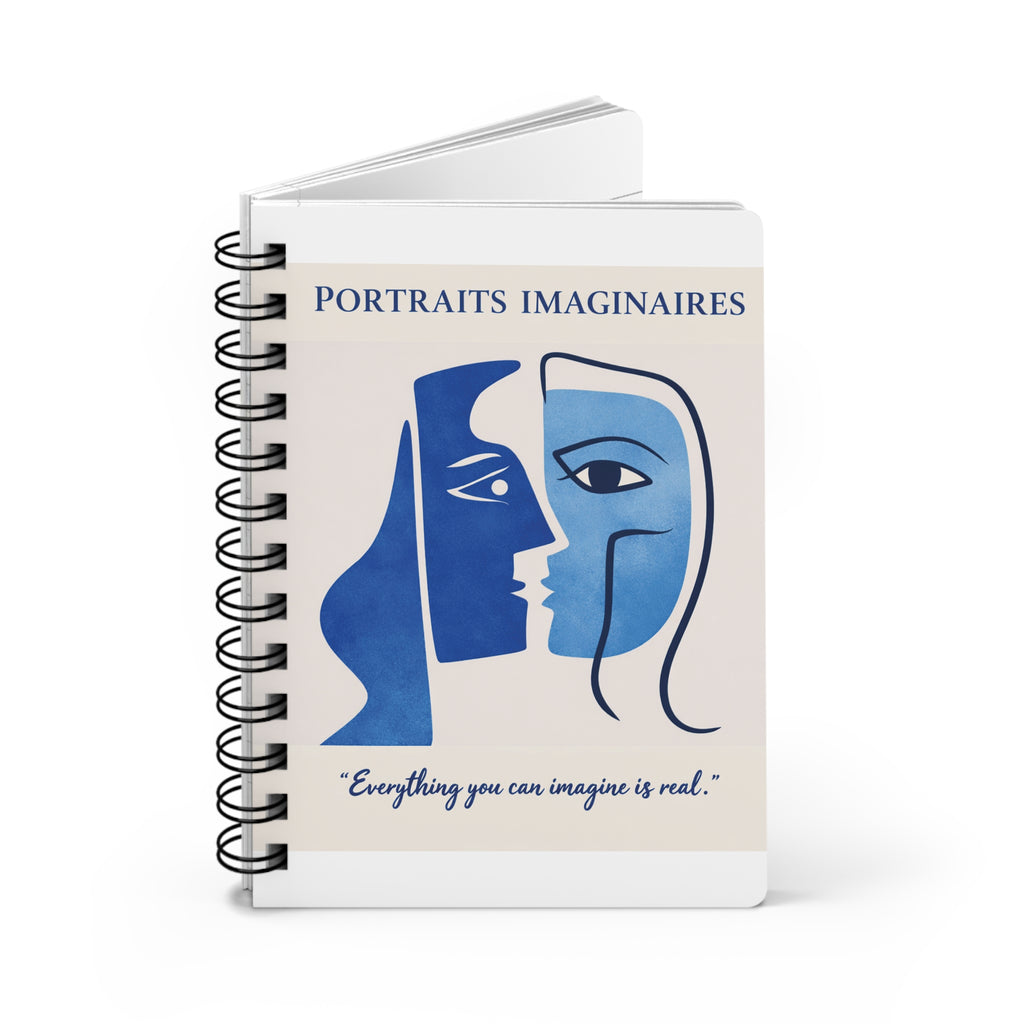 Cuaderno Espiral “Retratos Imaginarios” — "Everything You Can Imagine Is Real" Art Notebook - Magic Dreams Collection