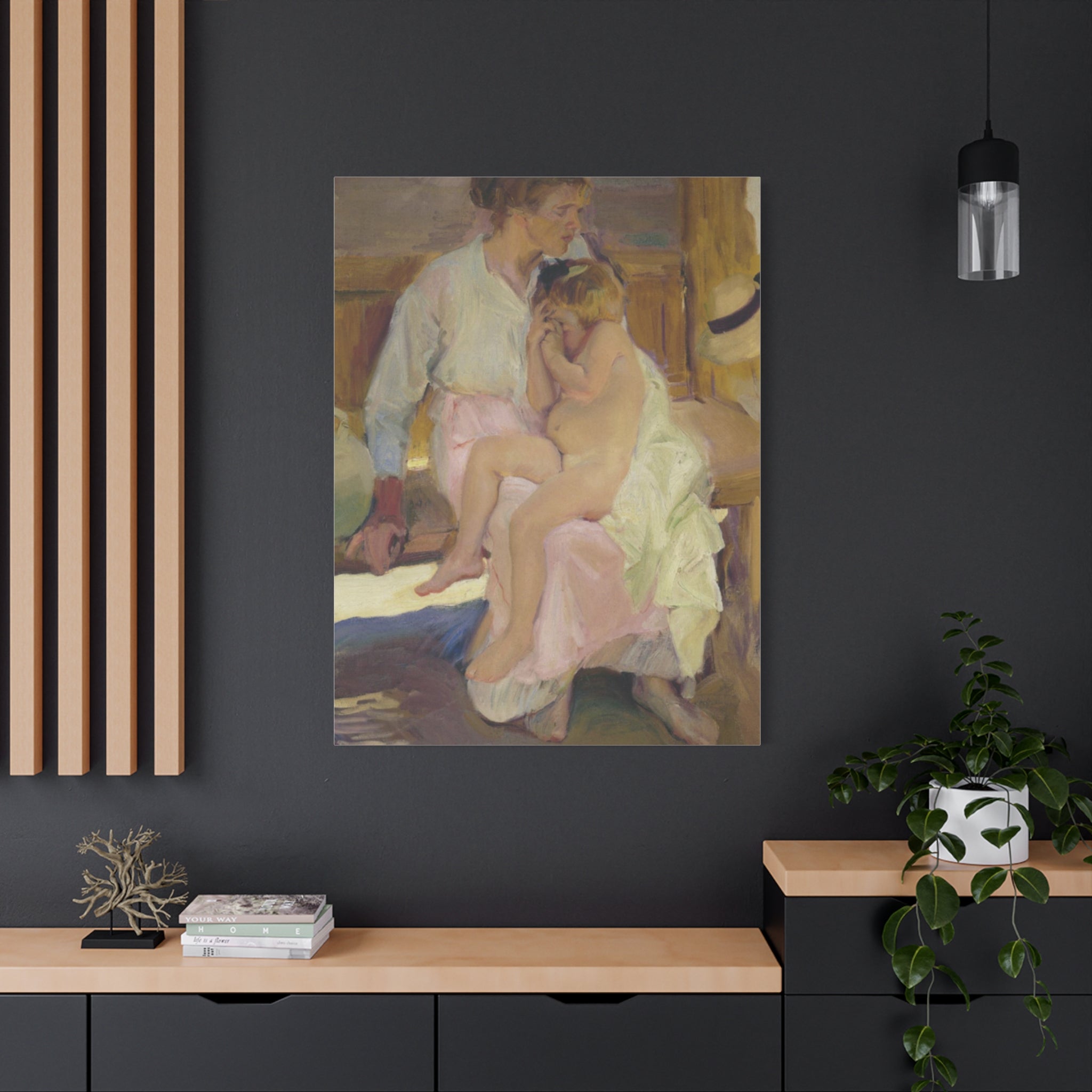 Madre e hijo en la playa de Valencia – Joaquín Sorolla - Magic Dreams Collection