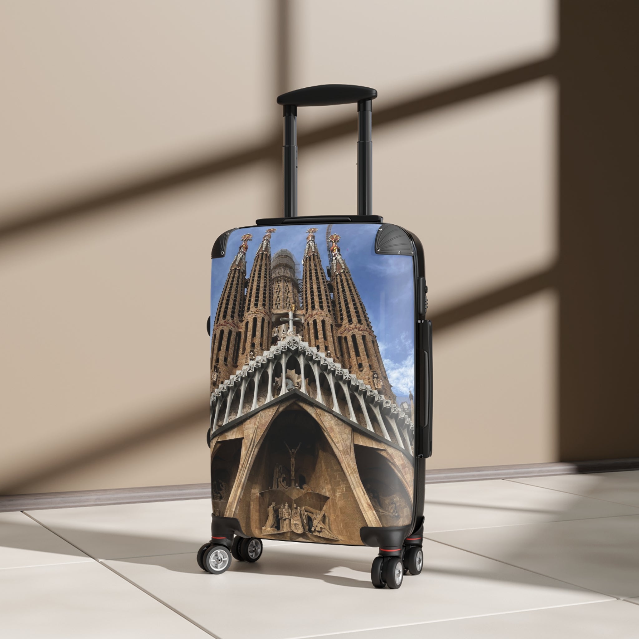 Maleta de viaje Sagrada Familia — Equipaje con diseño del Templo Expiatorio de Antoni Gaudí - Magic Dreams Collection