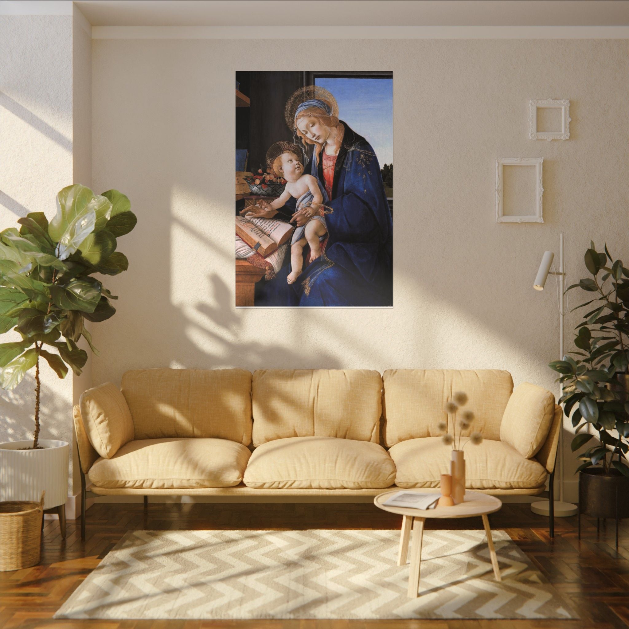 Virgen del libro (Sandro Botticelli) — Magic Dreams Collection Canvas Wall Art — Classical Renaissance Print