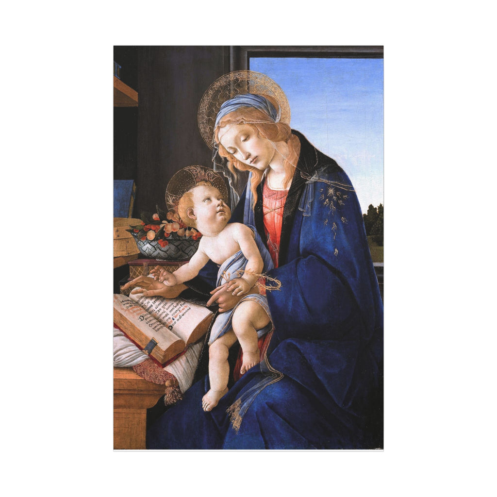 Virgen del libro (Sandro Botticelli) — Magic Dreams Collection Canvas Wall Art — Classical Renaissance Print