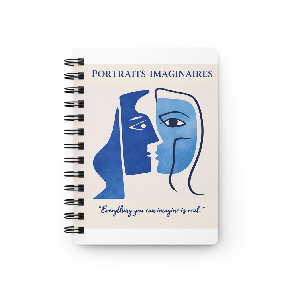 Cuaderno Espiral “Retratos Imaginarios” — "Everything You Can Imagine Is Real" Art Notebook - Magic Dreams Collection