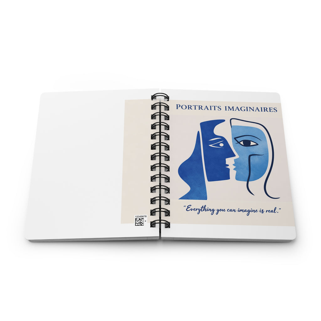 Cuaderno Espiral “Retratos Imaginarios” — "Everything You Can Imagine Is Real" Art Notebook - Magic Dreams Collection