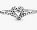 Anillo Corazón Espumoso en Plata de Ley – Pandora - Magic Dreams Collection