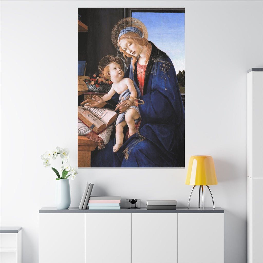 Virgen del libro (Sandro Botticelli) — Magic Dreams Collection Canvas Wall Art — Classical Renaissance Print