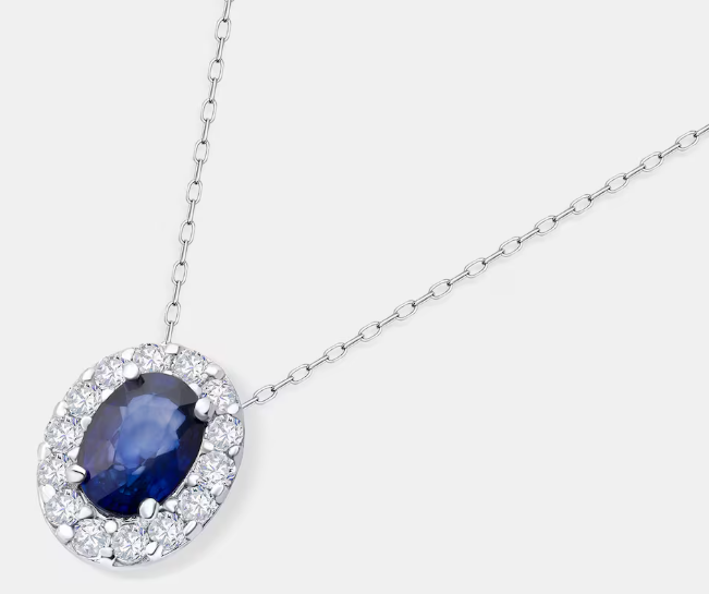 Cadena con Colgante de Zafiro y Diamantes  – Magic Dreams Collection