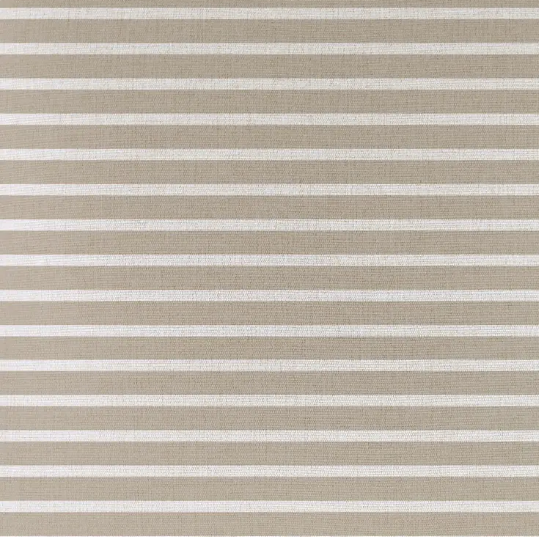 Funda de Cojín con Ribete Estilo Hampton Stripe Beige 60×60 – Magic Dreams Collection