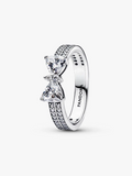 Anillo Doble Banda Lazo Brillante — Pandora - Magic Dreams Collection