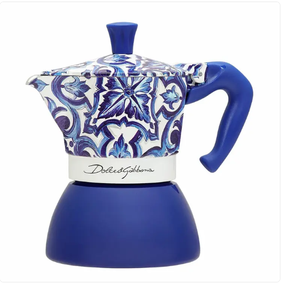 Cafetera Italiana Bialetti D&G Blu Mediterráneo (4 tazas) – Magic Dreams Collection