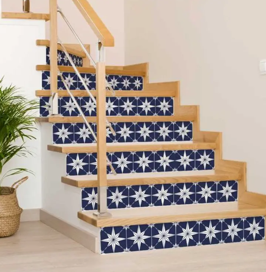 Azulejo Decorativo Peel & Stick — Deep Blue Tile (Modelo B12) - Magic Dreams Collection