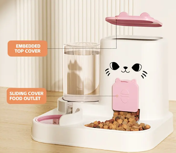 Comedero Automático para Mascotas con Dispensador de Agua - Magic Dreams Collection