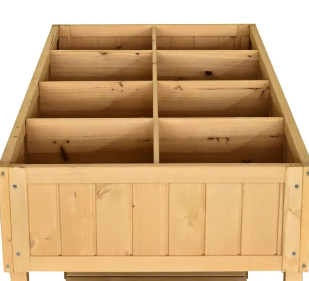 Jardinera Elevada de Madera de Abeto FarmHome – Magic Dreams Collection