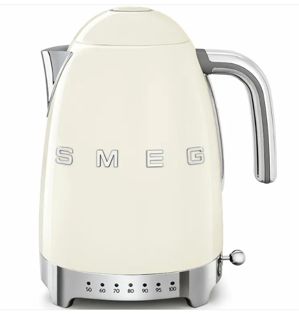 Hervidor Smeg KLF04CREU 1,7L 2400W — Crema (Magic Dreams Collection)