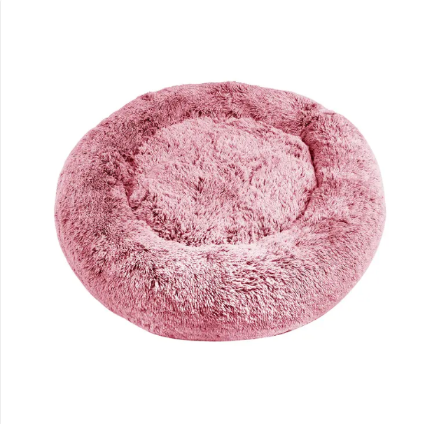 Cama Pawz Donut Rosa X-Large — Espuma Viscoelástica para Perros y Gatos - Magic Dreams Collection