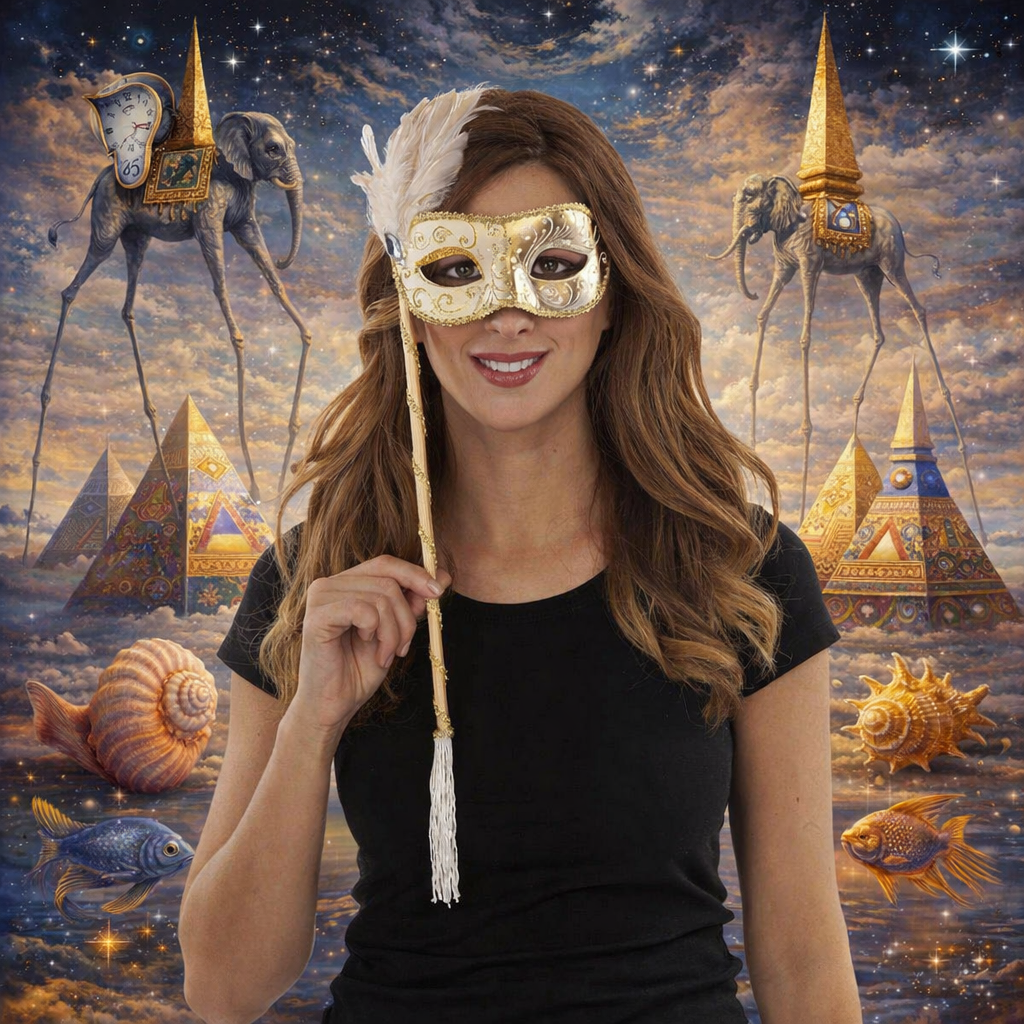 Antifaz Blindfold My Other Me – Talla única con soporte (Magic Dreams Collection)