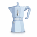 Cafetera Italiana Bialetti Moka Exclusive Azul Aluminio – Magic Dreams Collection