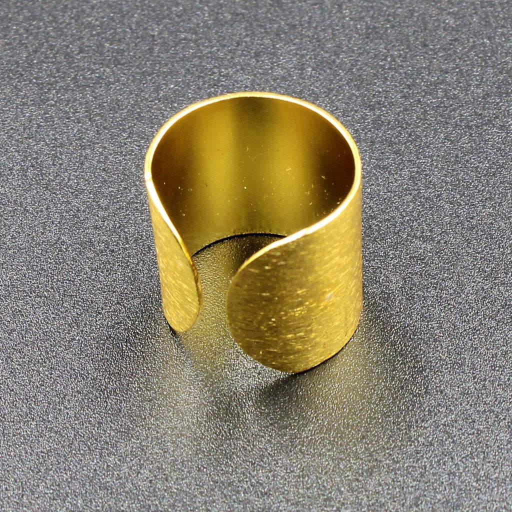 Anillo ROMA bañado en oro-1