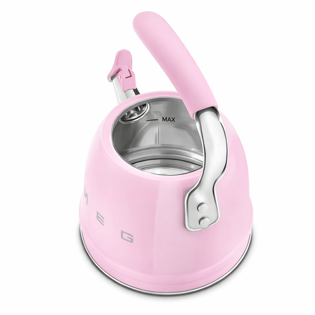 Tetera Eléctrica Smeg WKF01PK — Rosa Pastel, 2,3 L - Magic Dreams Collection