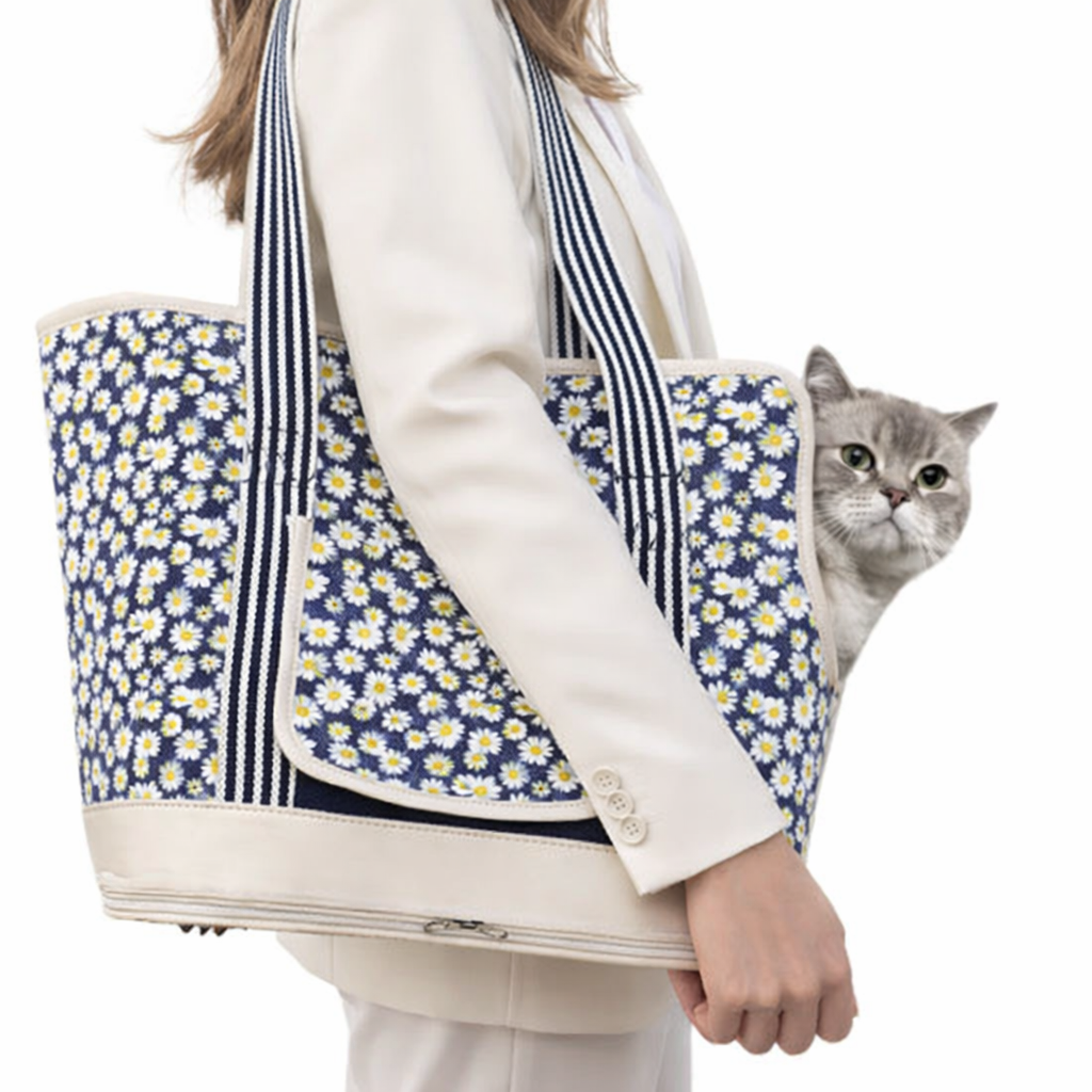 Bolso Transportín Tote Floral para Mascotas – Magic Dreams Collection