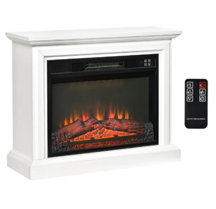 Chimenea Eléctrica 31” con Efecto Llama y Mueble — Control Remoto  - Magic Dreams Collection
