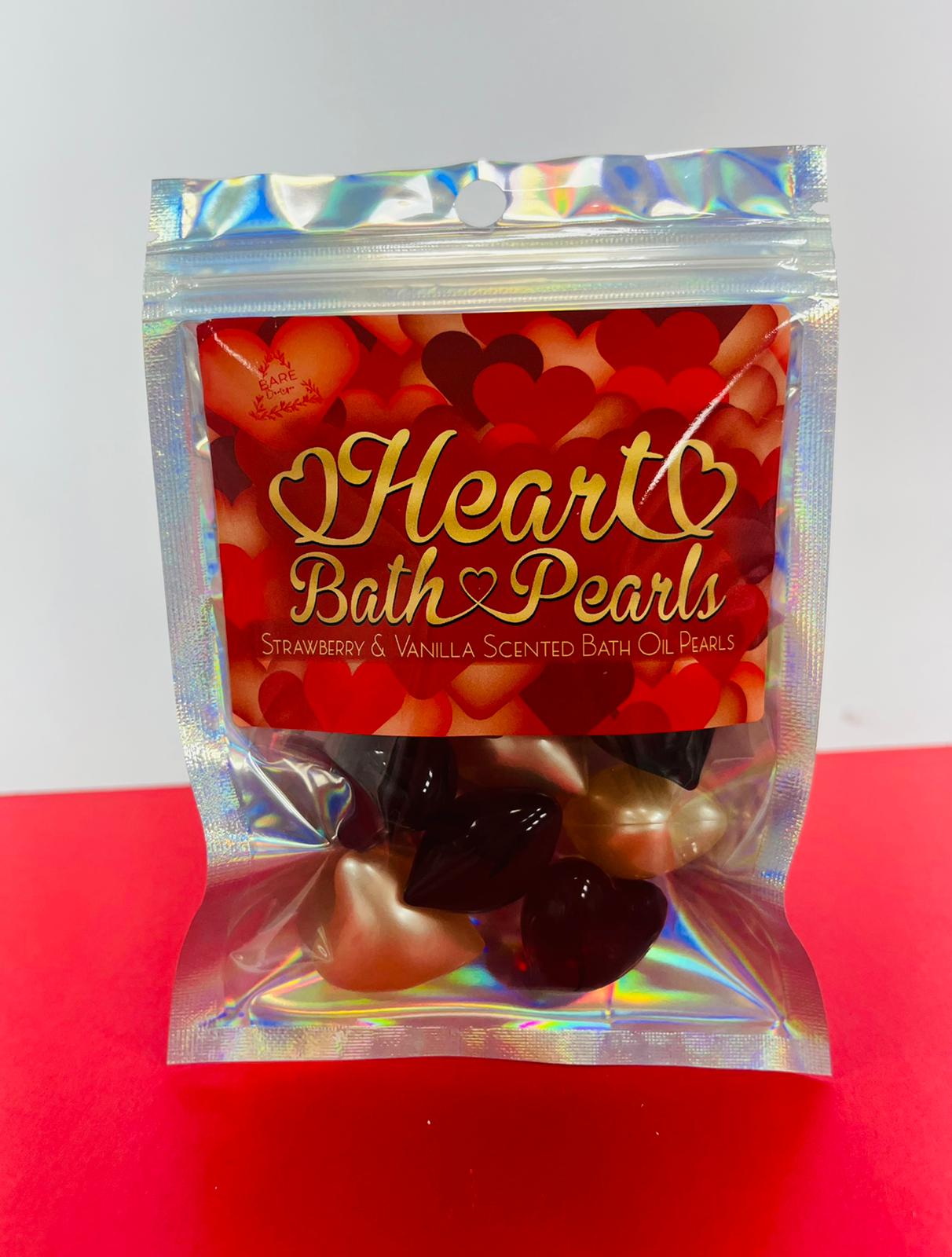 Strawberry & Vanilla Hearts Pack of 10