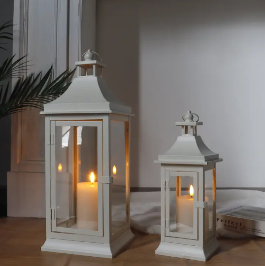 Set de Faroles Decorativos para Velas de Exterior 19.5” & 13” – Magic Dreams Collection