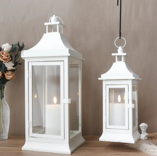 Set de Faroles Decorativos para Velas de Exterior 19.5” & 13” – Magic Dreams Collection