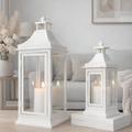 Set de Faroles Decorativos para Velas de Exterior 19.5” & 13” – Magic Dreams Collection