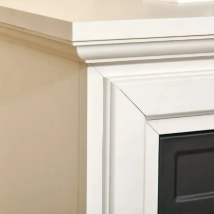 Chimenea Eléctrica 31” con Efecto Llama y Mueble — Control Remoto  - Magic Dreams Collection